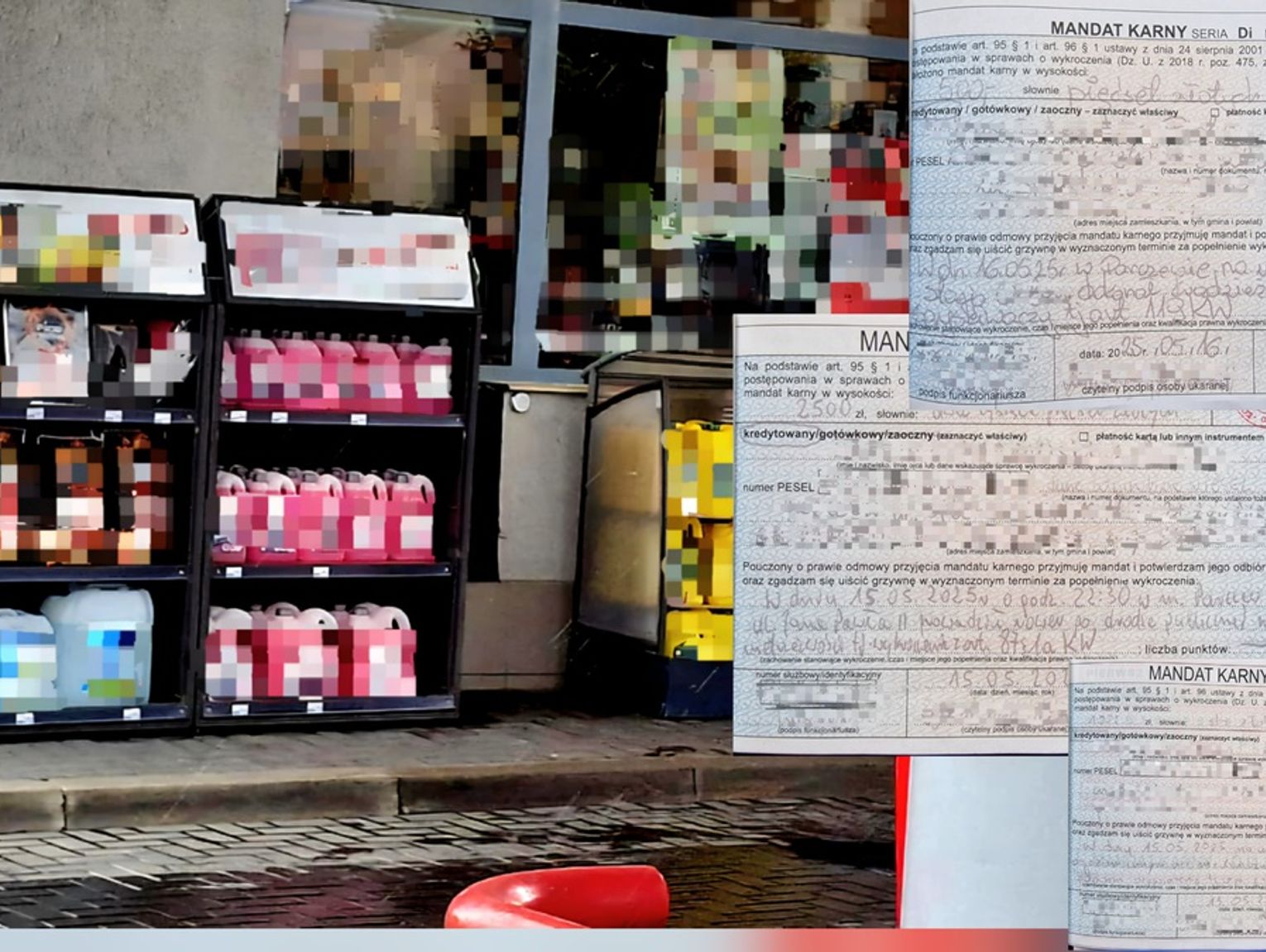 Parczew. Pijany rowerzysta ukradł płyn do spryskiwaczy