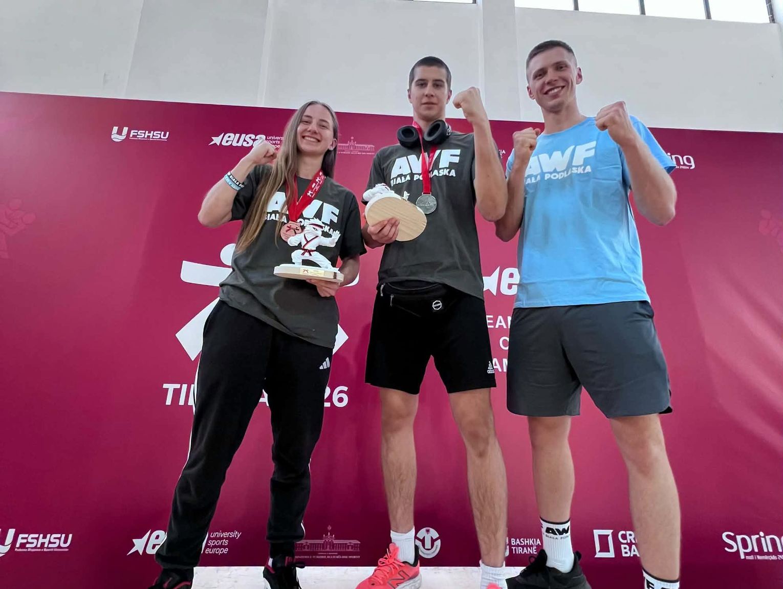Paweł i Gabriela z medalami Akademickich Mistrzostw Europy