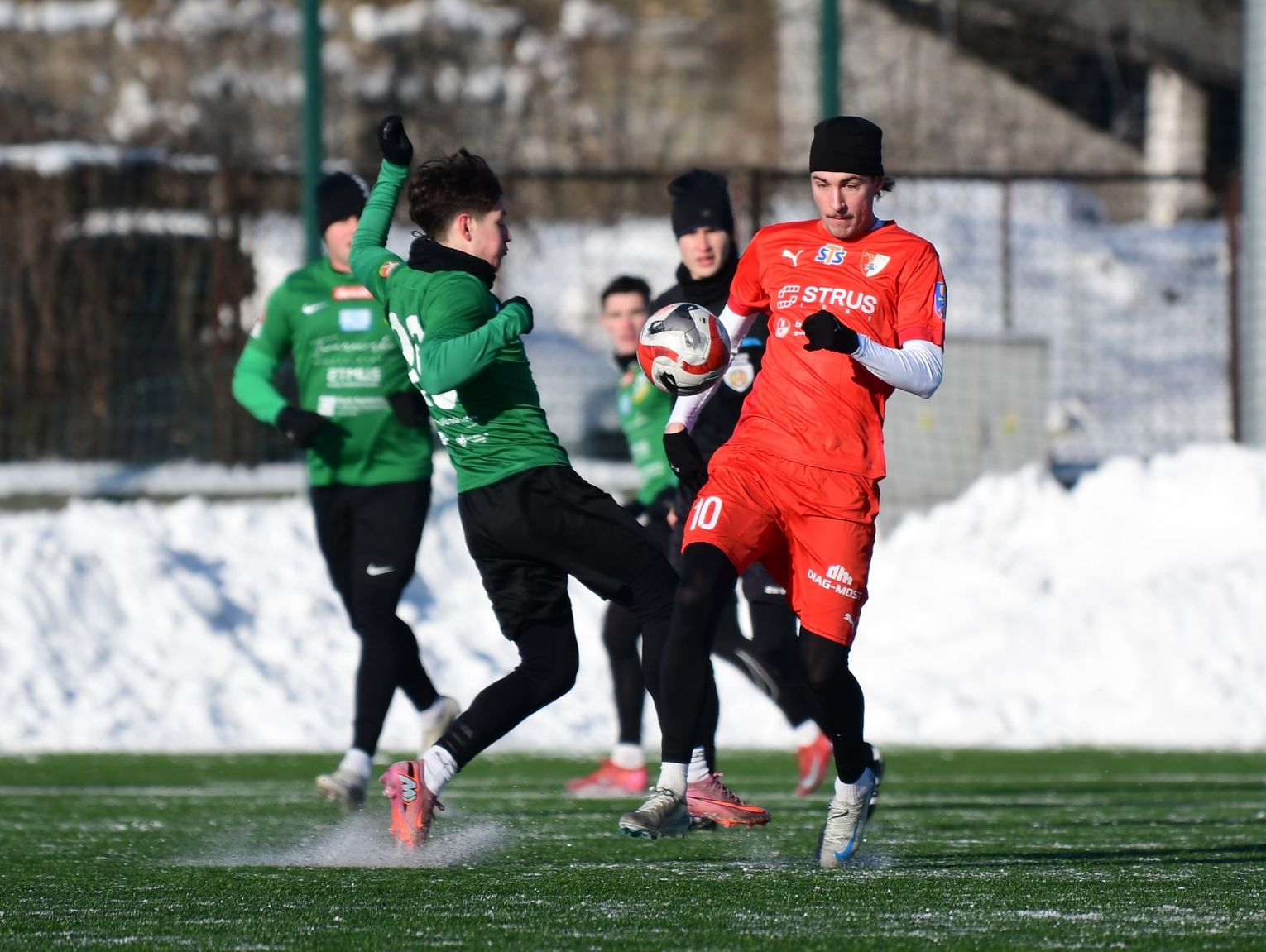 Pierwszy sparing Podlasia, Pogoń lepsza - [GALERIA ZDJĘĆ]