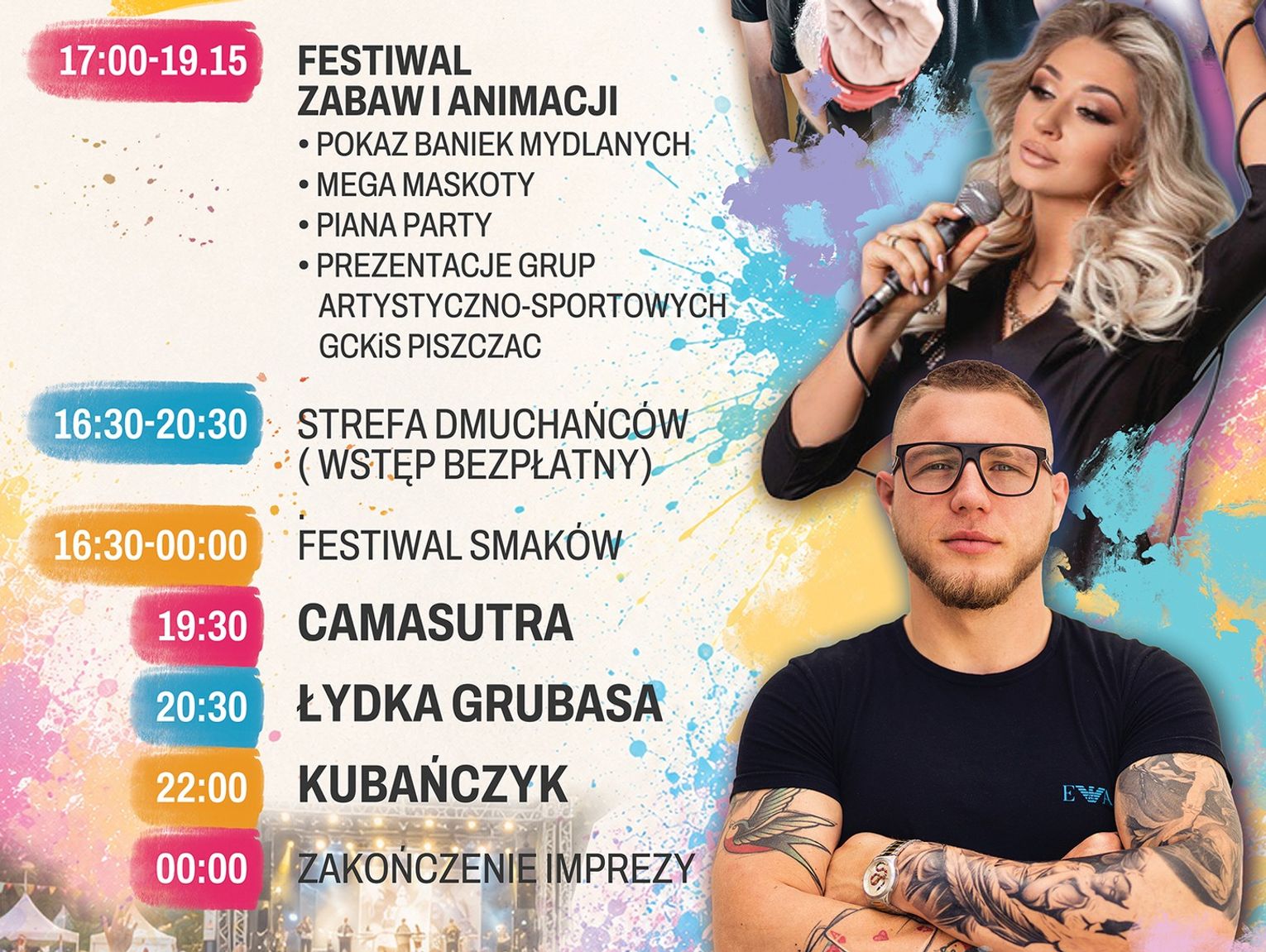 Piszczac połączy pokolenia. 7 czerwca koncerty, animacje i festiwal smaków