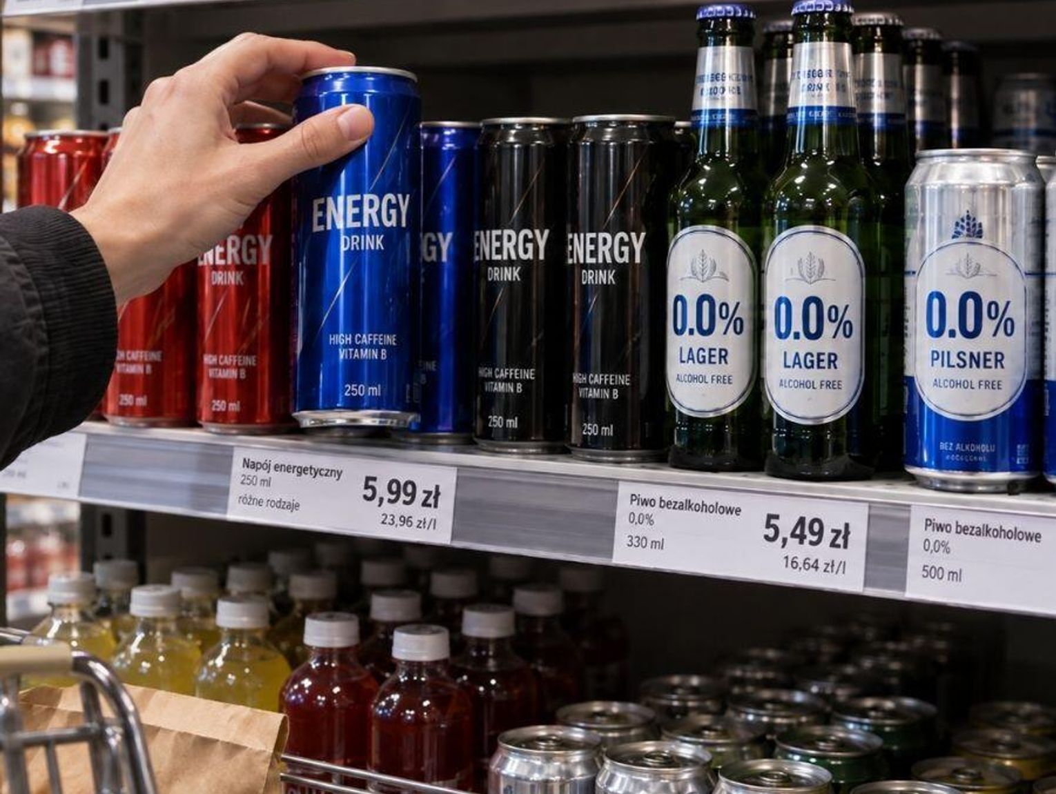 Piwo 0 proc. i energetyki mogą zdrożeć