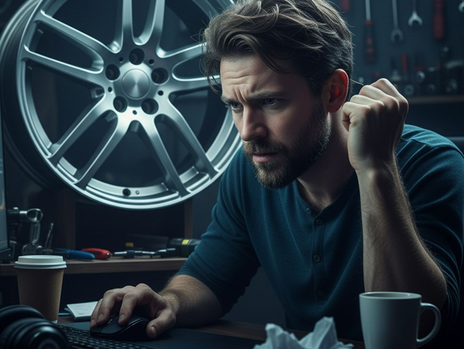 Sprzedawał felgi. Z jego konta zniknęła duża suma