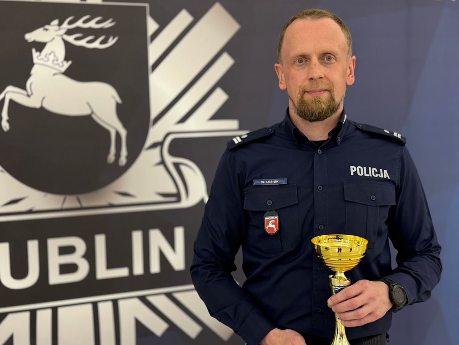 Nasz policjant na podium. Będzie reprezentował lubelski garnizon
