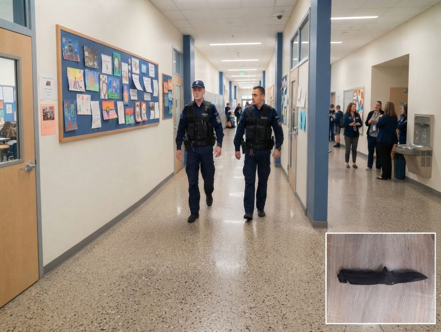 Policja patroluje szkoły. Wszystko po atakach w placówkach oświatowych
