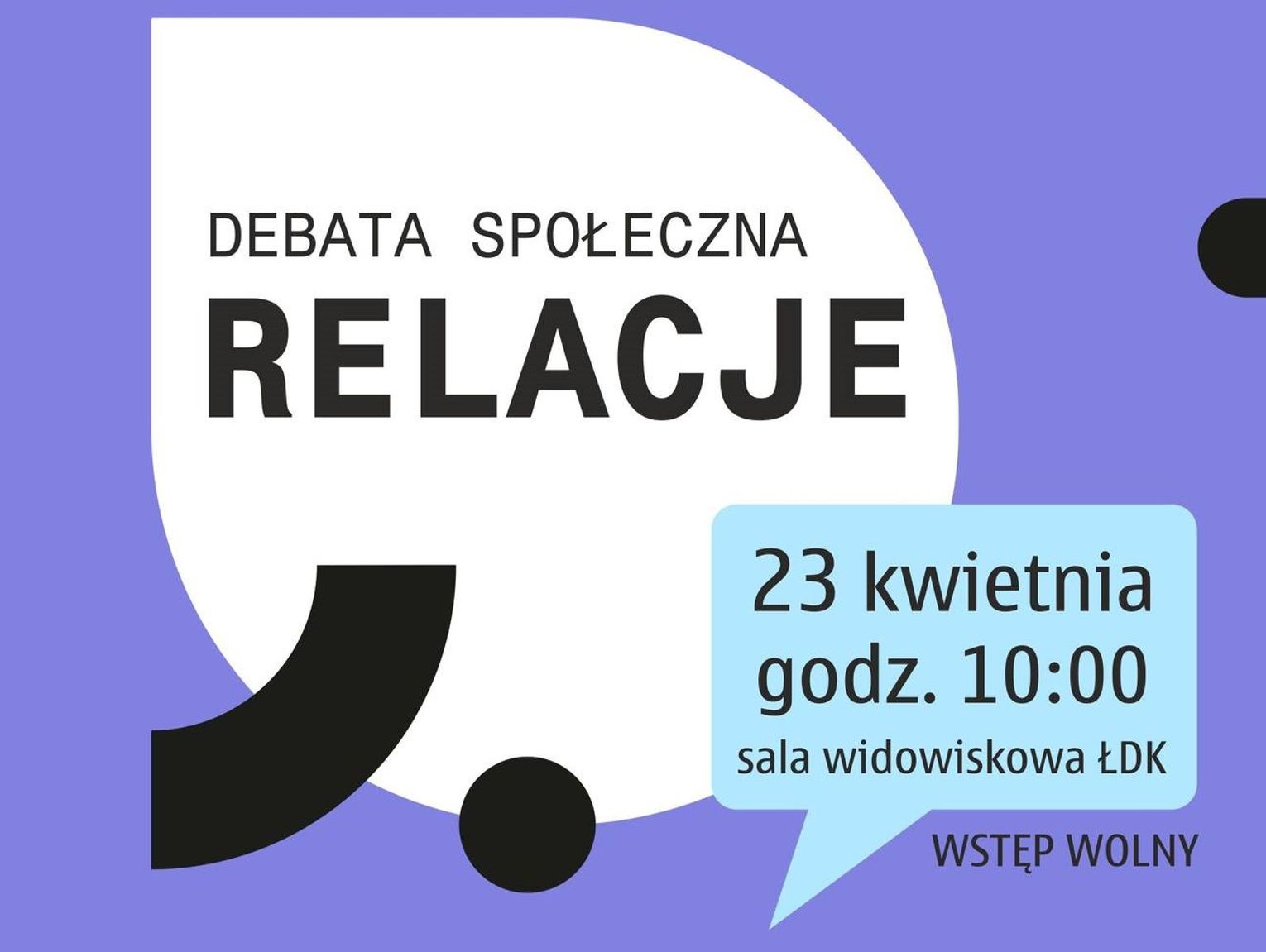 Porozmawiajmy o relacjach – debata społeczna w Łosicach