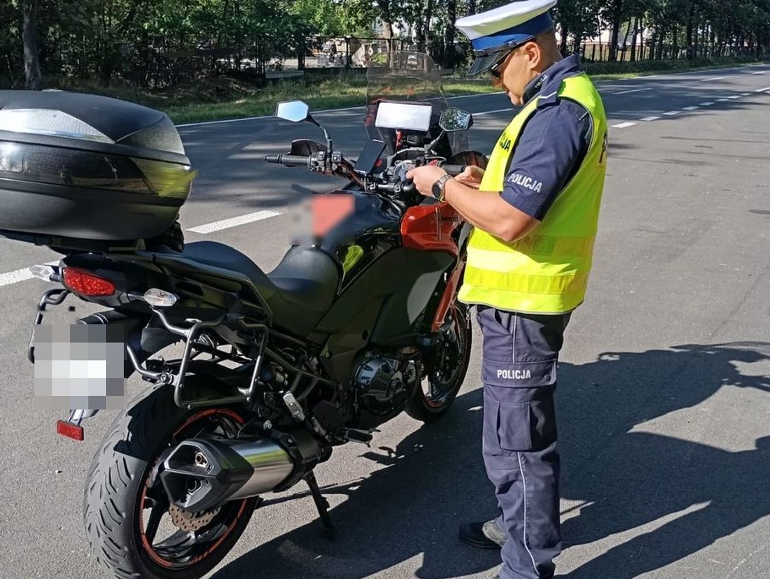 Powiat parczewski. Policjanci kontrolowali motocyklistów