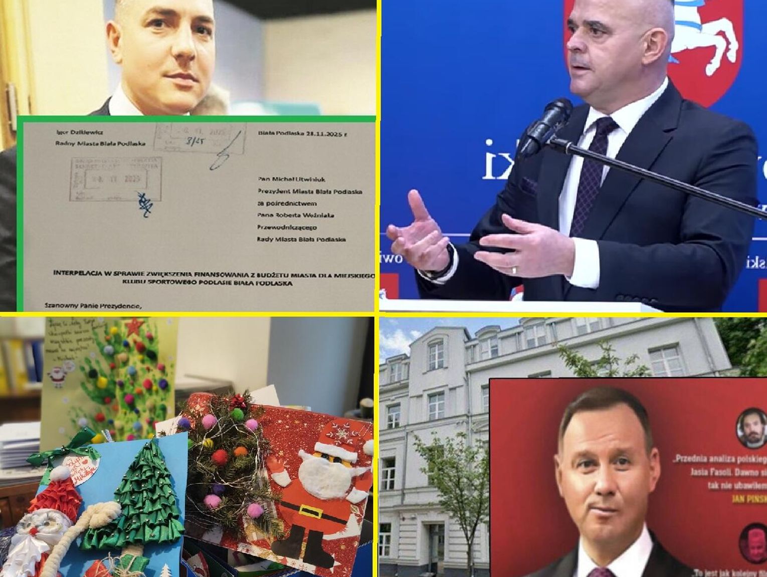 Przegląd informacji z 2 grudnia 2025. Biała Podlaska, Międzyrzec Podlaski, Łosice, Parczew