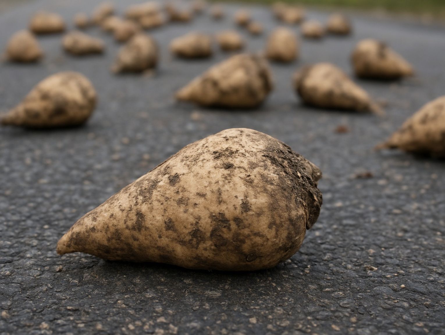 Lubelskie. Przyczepa z burakami przewróciła się na drogę wojewódzką. Trasa była zablokowana w obu kierunkach