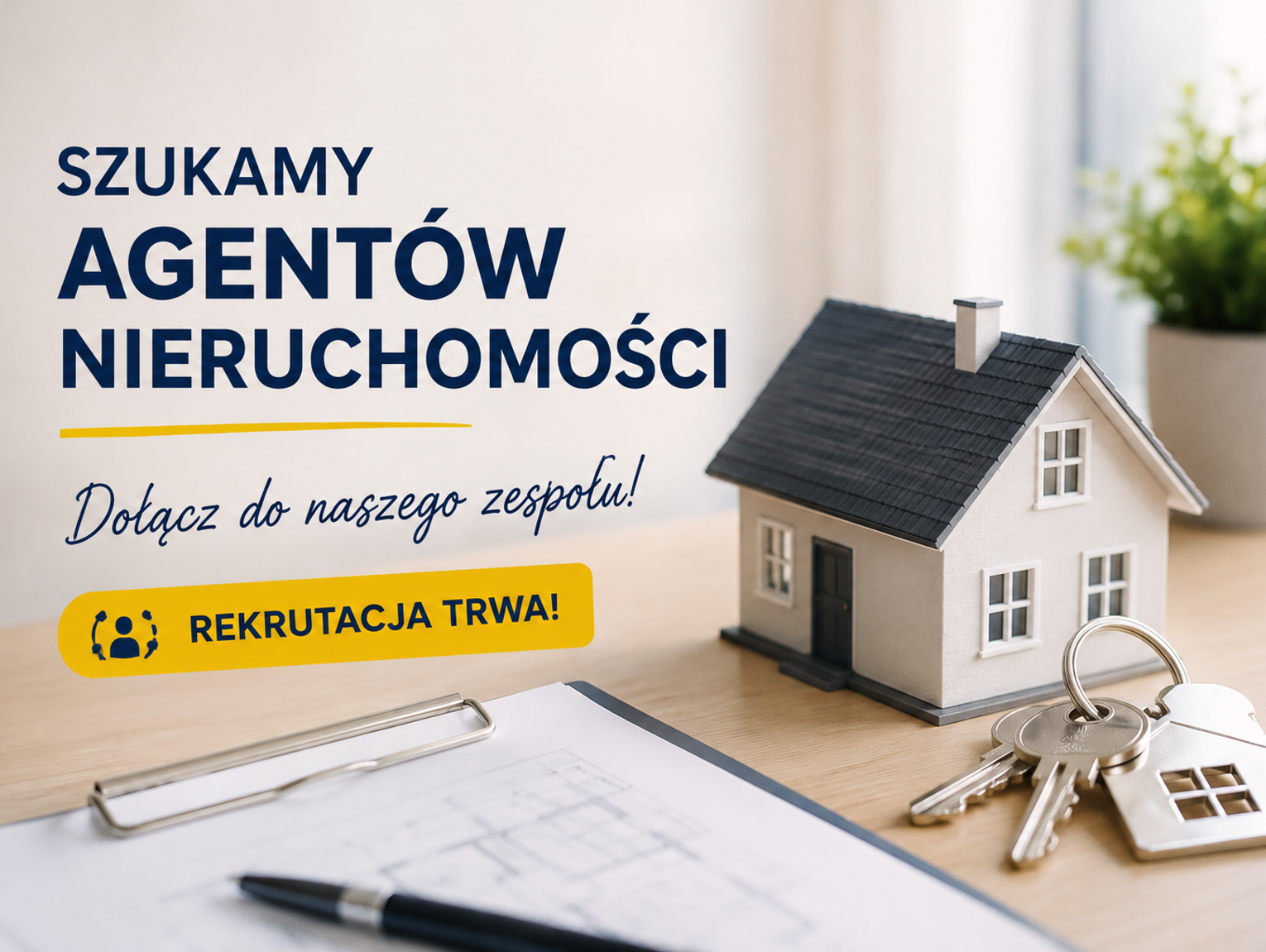 Rekrutacja trwa! Zostań agentem nieruchomości w Białej Podlaskiej