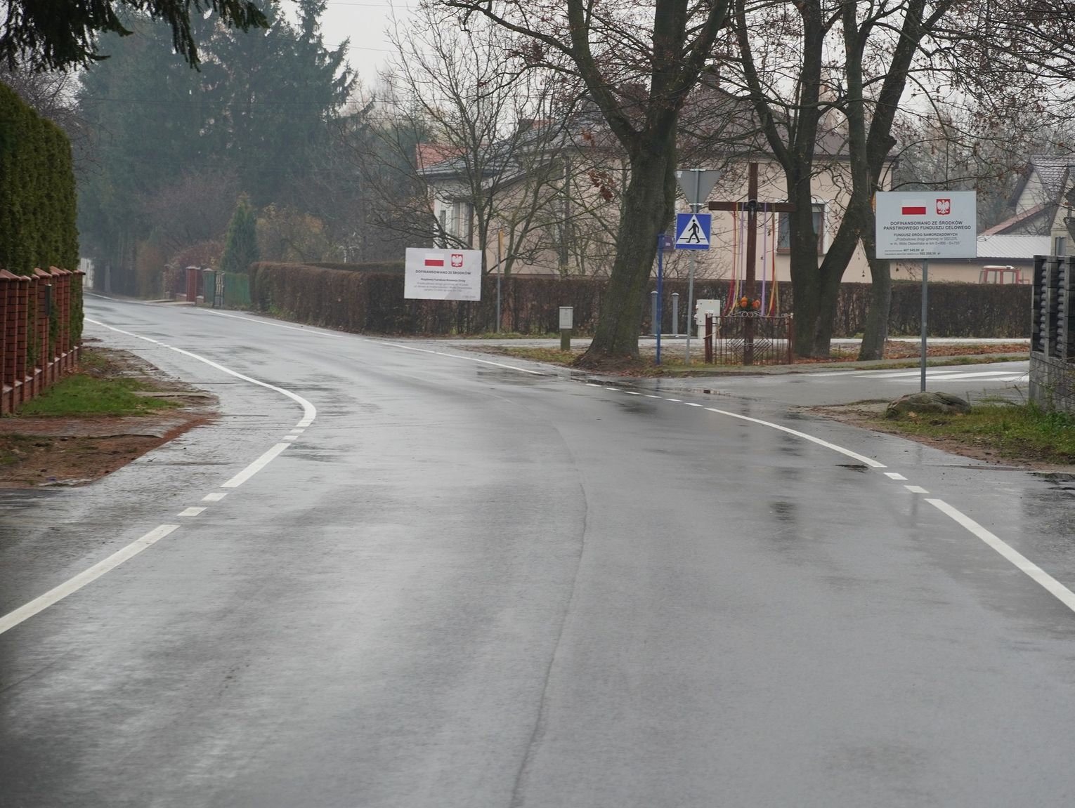 Skok cywilizacyjny w Woli Osowińskiej. Nowy asfalt i system ściekowy