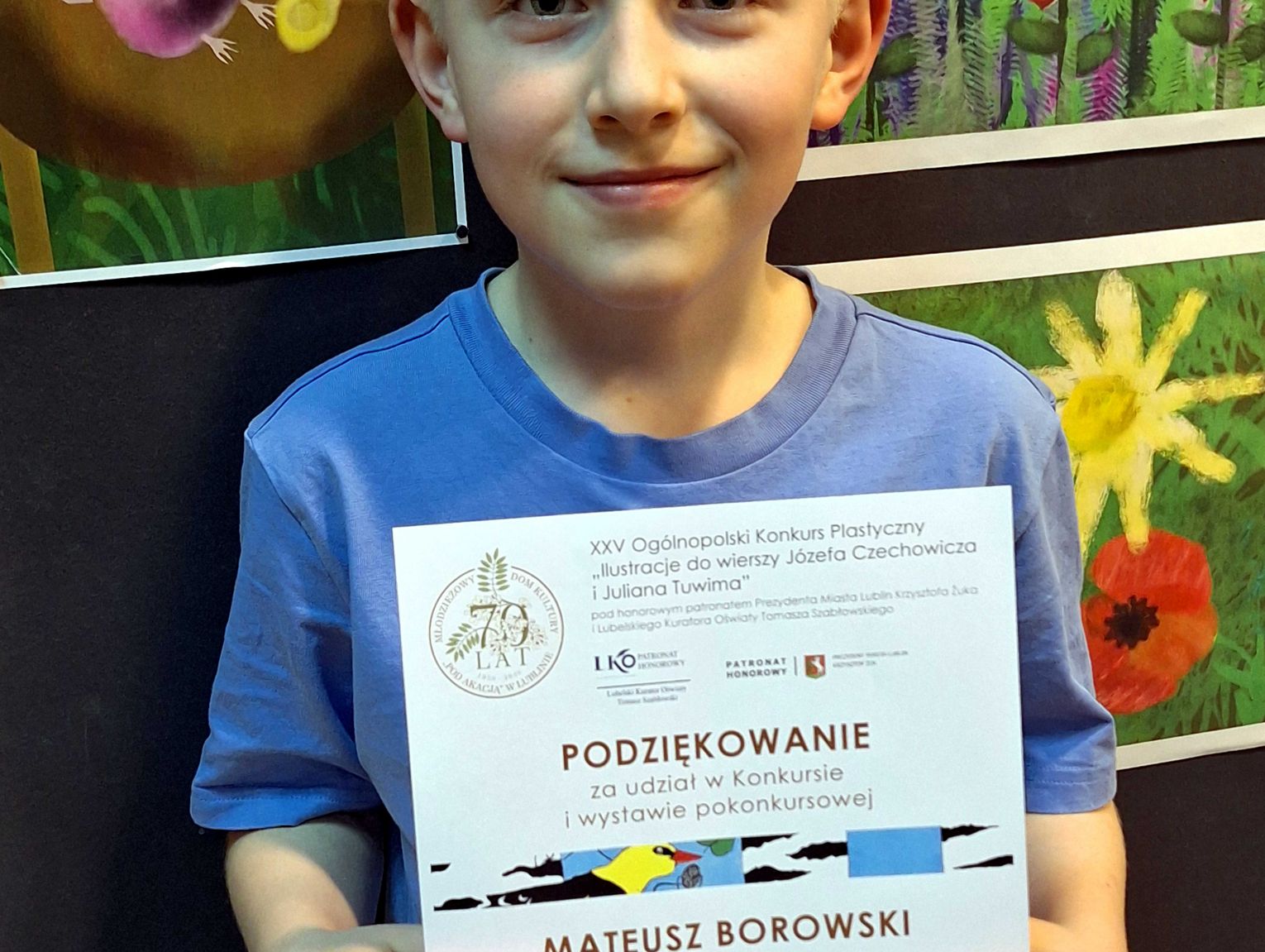 Sukces młodego grafika z Białej Podlaskiej. Mateusz Borowski wyróżniony