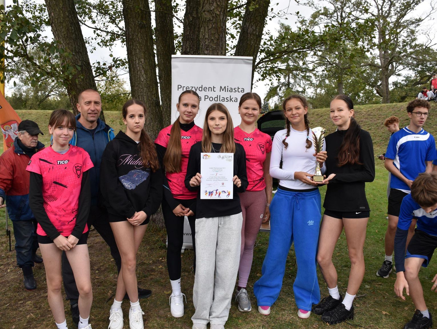 Sztafetowe biegi przełajowe w Białej Podlaskiej