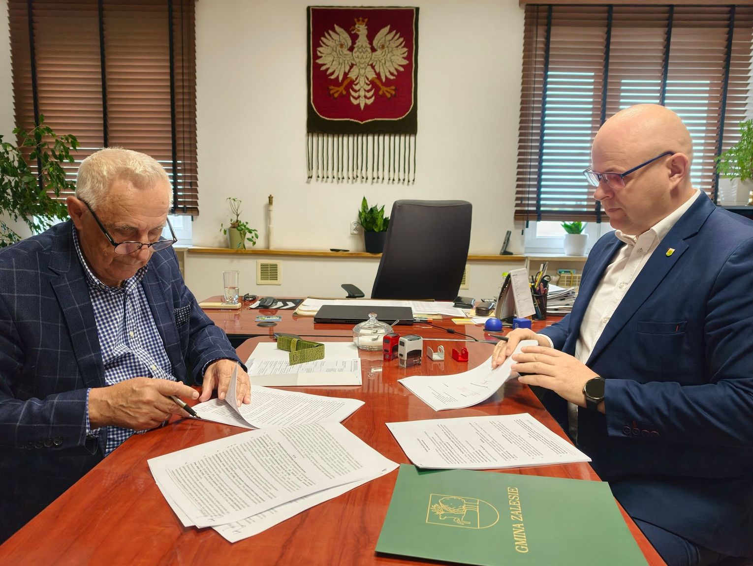 Umowa na przebudowę drogi w Zalesiu i Lachówce Dużej podpisana