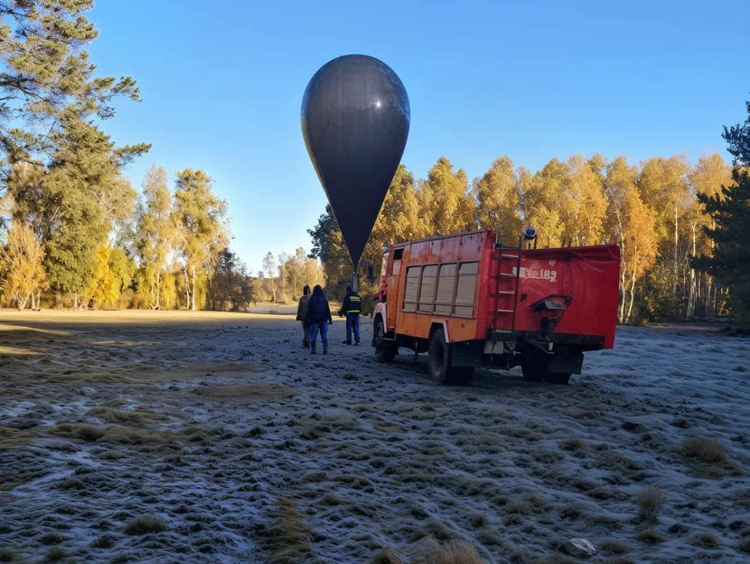 W Koszołach wylądował balon z ładunkiem zza wschodniej granicy