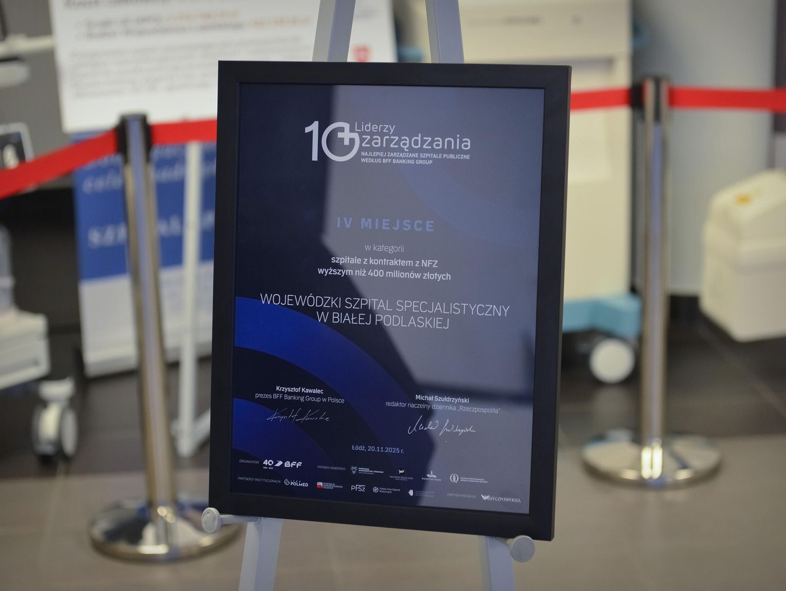 Wojewódzki Szpital Specjalistyczny w Białej Podlaskiej w czołówce najlepszych szpitali publicznych w Polsce