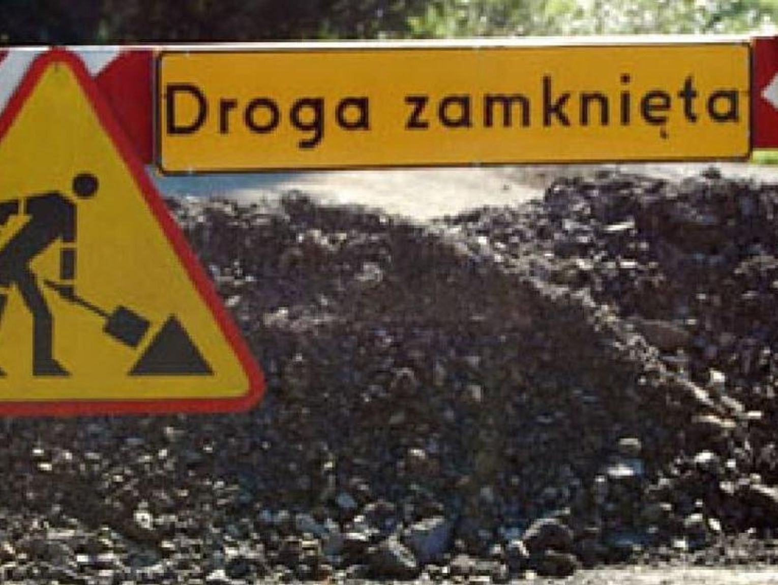 Zamknięcie drogi między Niemojkami a Patkowem