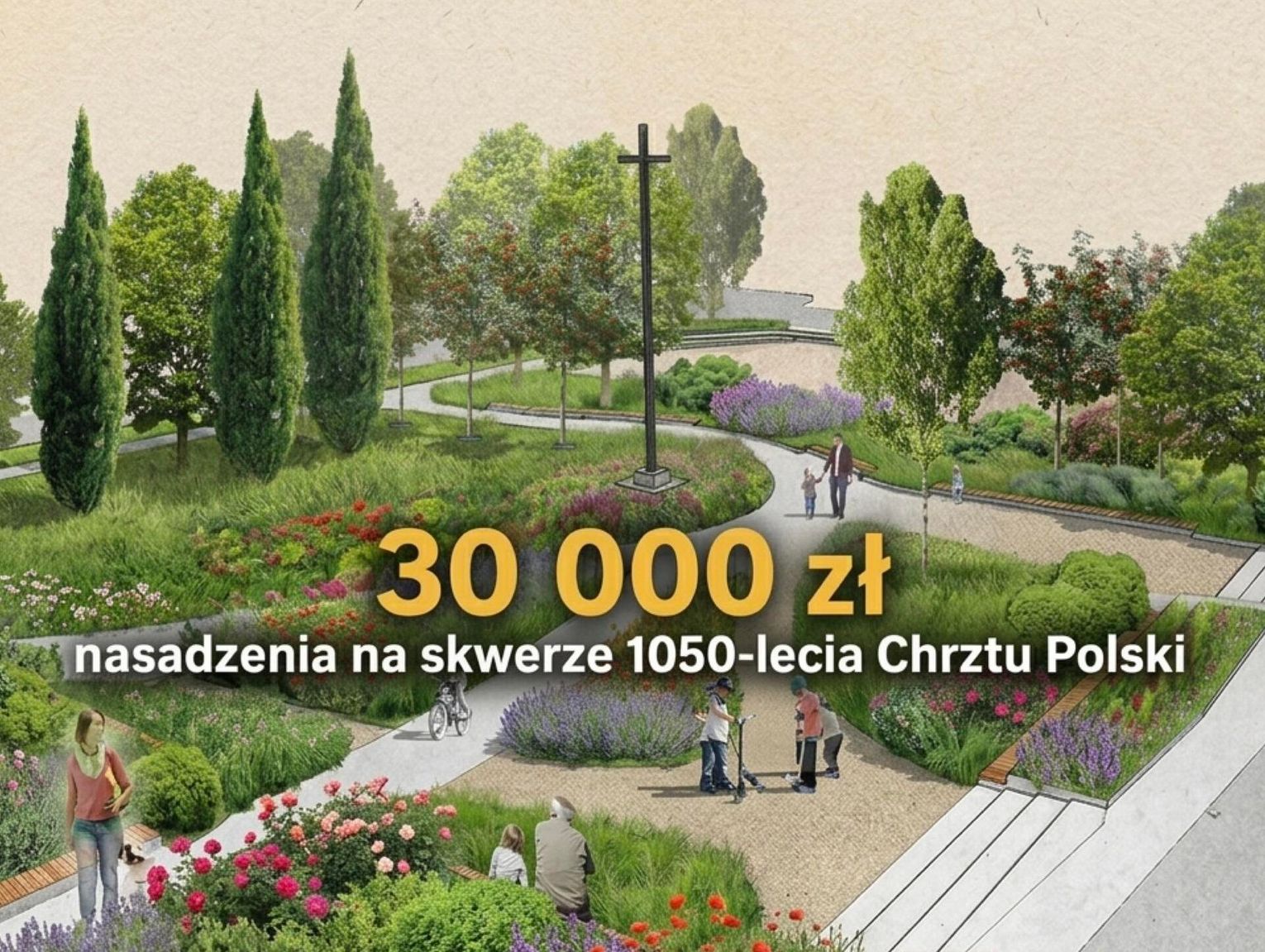 Zazielenią skwer. Dostali wsparcie potentata branży kurierskiej