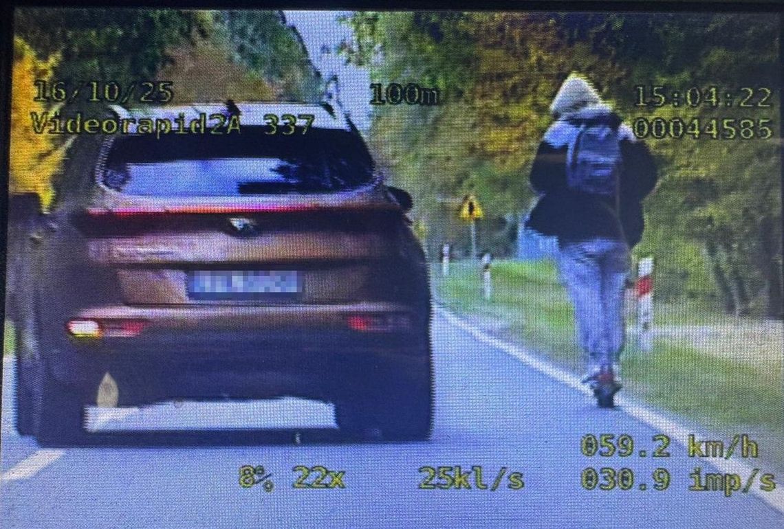 1,5 promila i hulajnoga. Za wykroczenie zapłaci 2500 zł