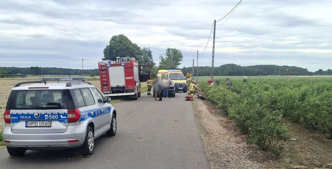 6-latek wjechał minicrossem prosto w Forda. Dziecko trafiło do szpitala [ZDJĘCIA]
