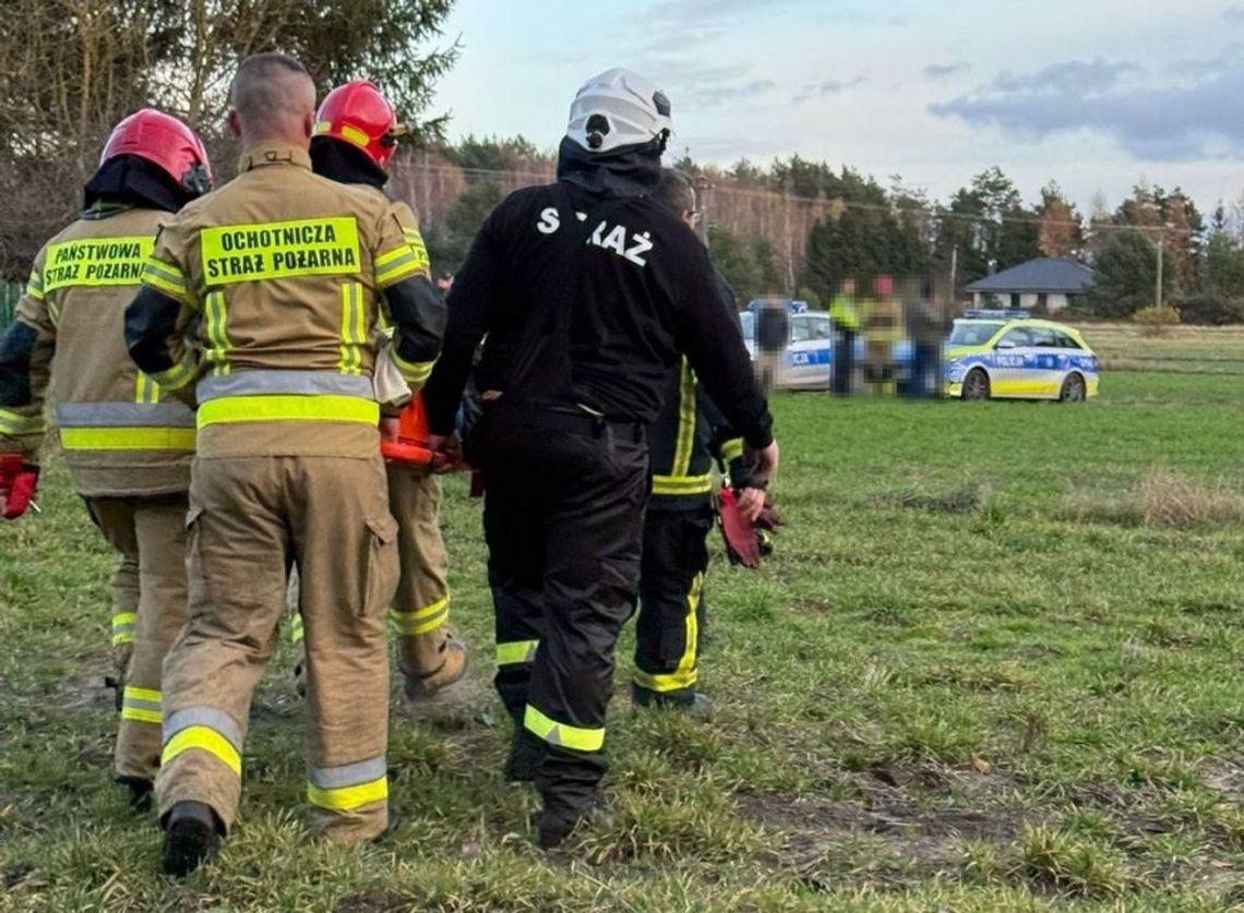 strażacy, gmina Łuków, listopad 2025