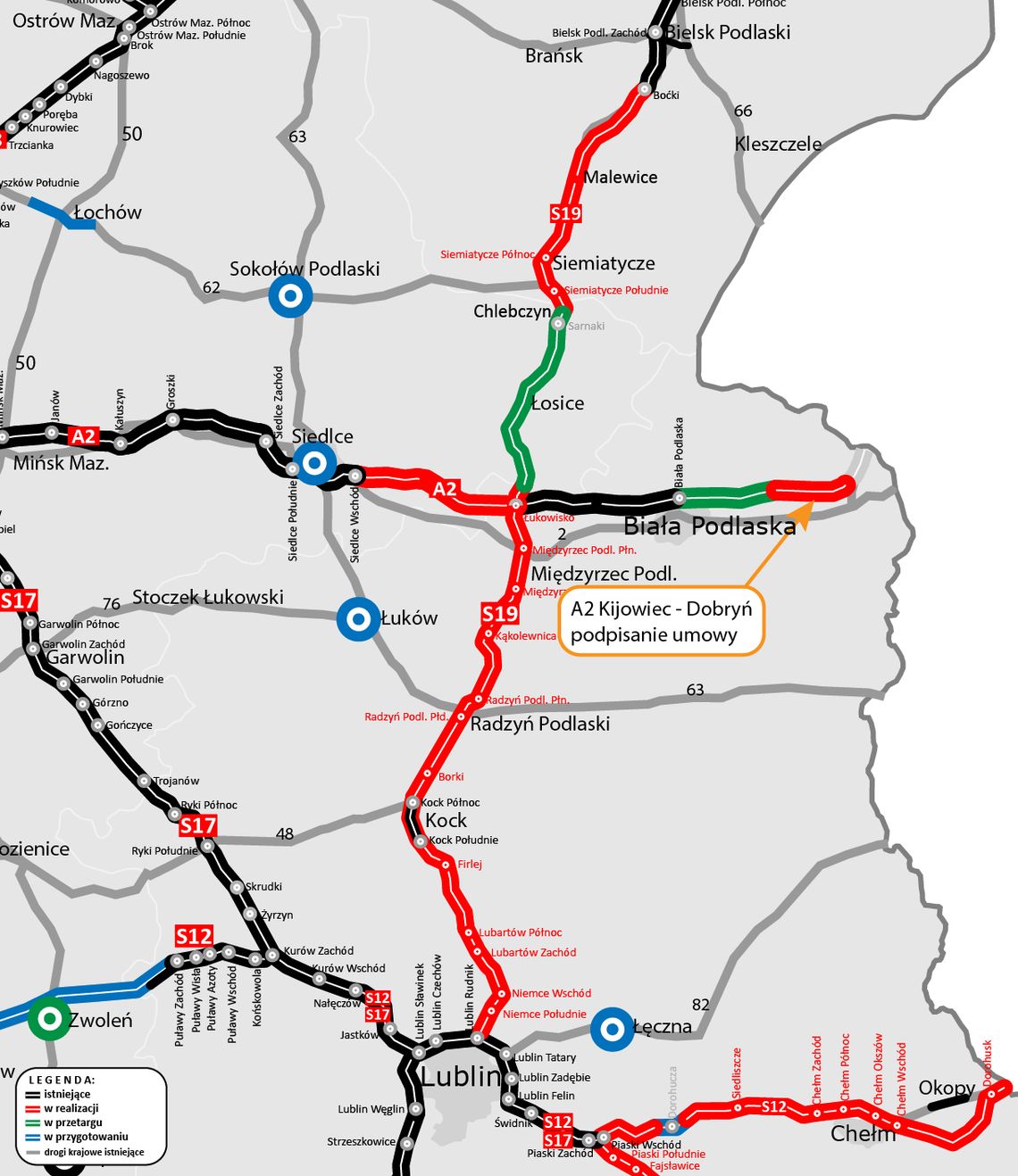Będzie kolejny odcinek A2. Umowa z wykonawcą podpisana Będzie kolejny odcinek A2. Umowa z wykonawcą podpisana