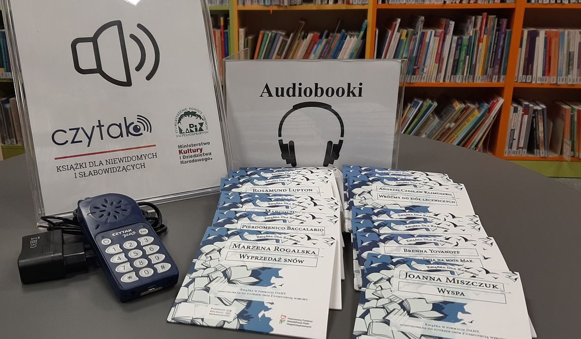 Biała Podlaska: Audiobooki i czytaki w bibliotece