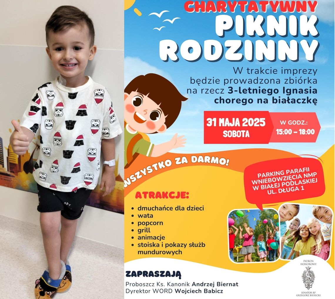 Biała Podlaska. Na ratunek Ignasiowi!