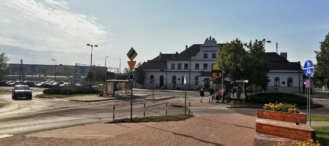 BIAŁA PODLASKA: Planują budowę ulicy Stacyjnej i rozbudowę ronda przy dworcu PKP