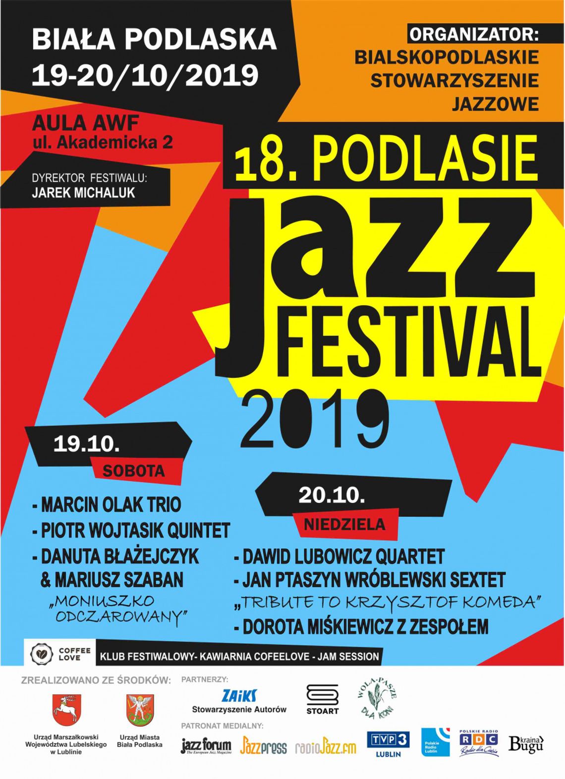 BIAŁA PODLASKA: Podlasie Jazz Festival po raz 18!