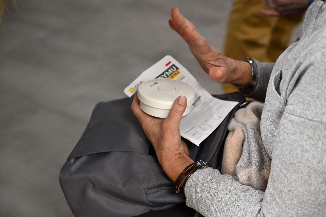 Biała Podlaska. Strażacy rozdali czujki czadu [ZDJĘCIA]