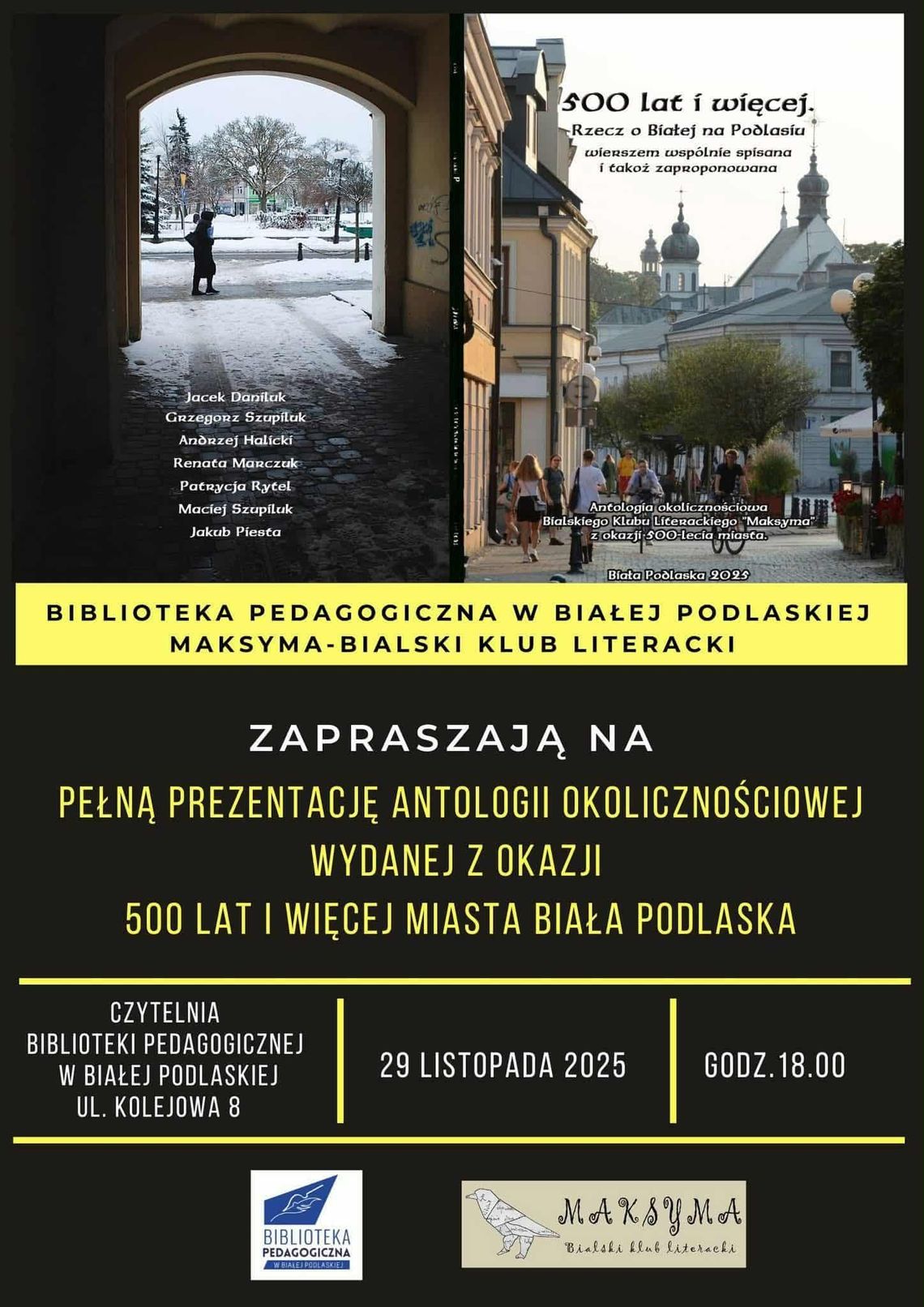 Biała Podlaska w wierszach. Zaprezentują antologię Biała Podlaska w wierszach. Zaprezentują antologię