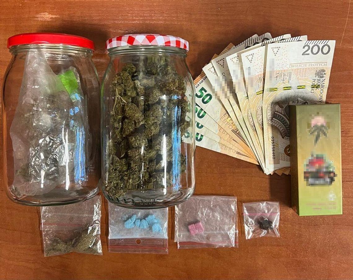 Biała Podlaska. Wpadł z marihuaną, haszyszem i ekstazy