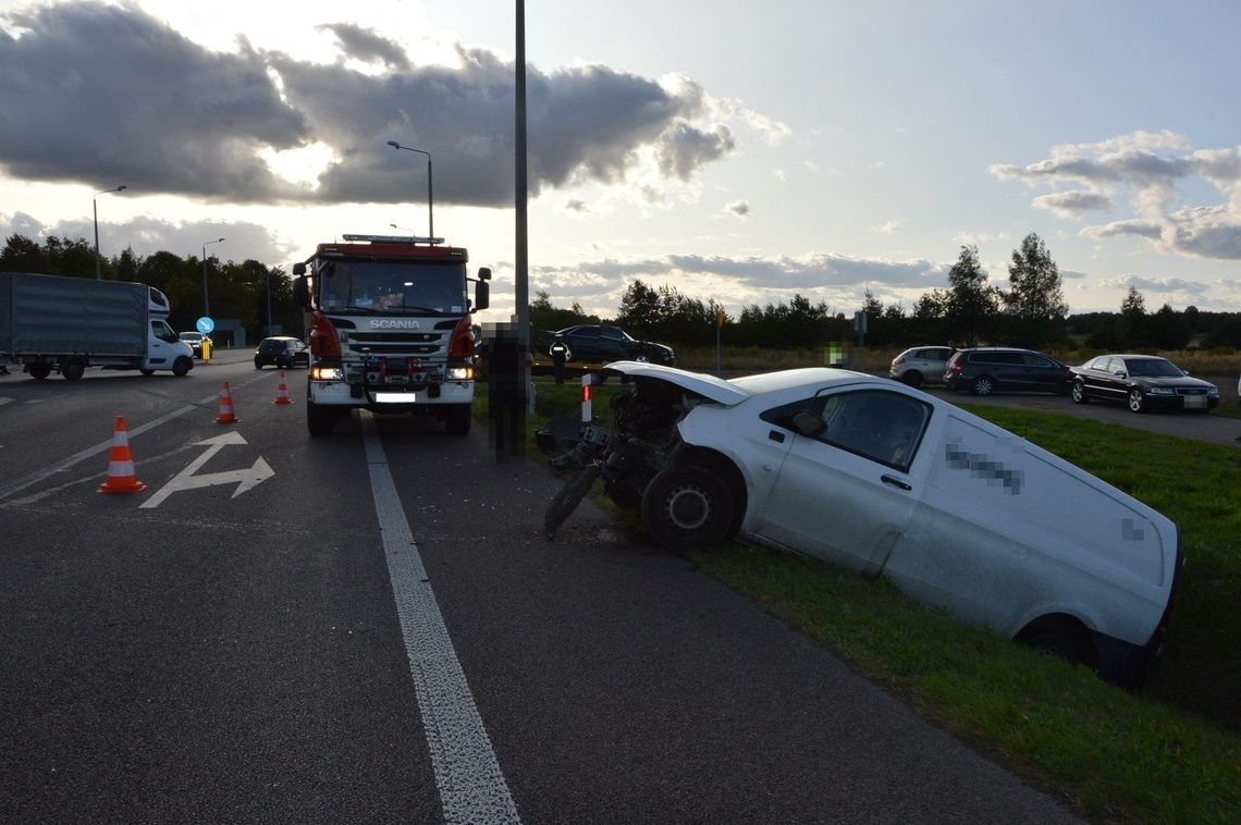 Biała Podlaska: Wypadek na skrzyżowaniu DK2 z Warszawską