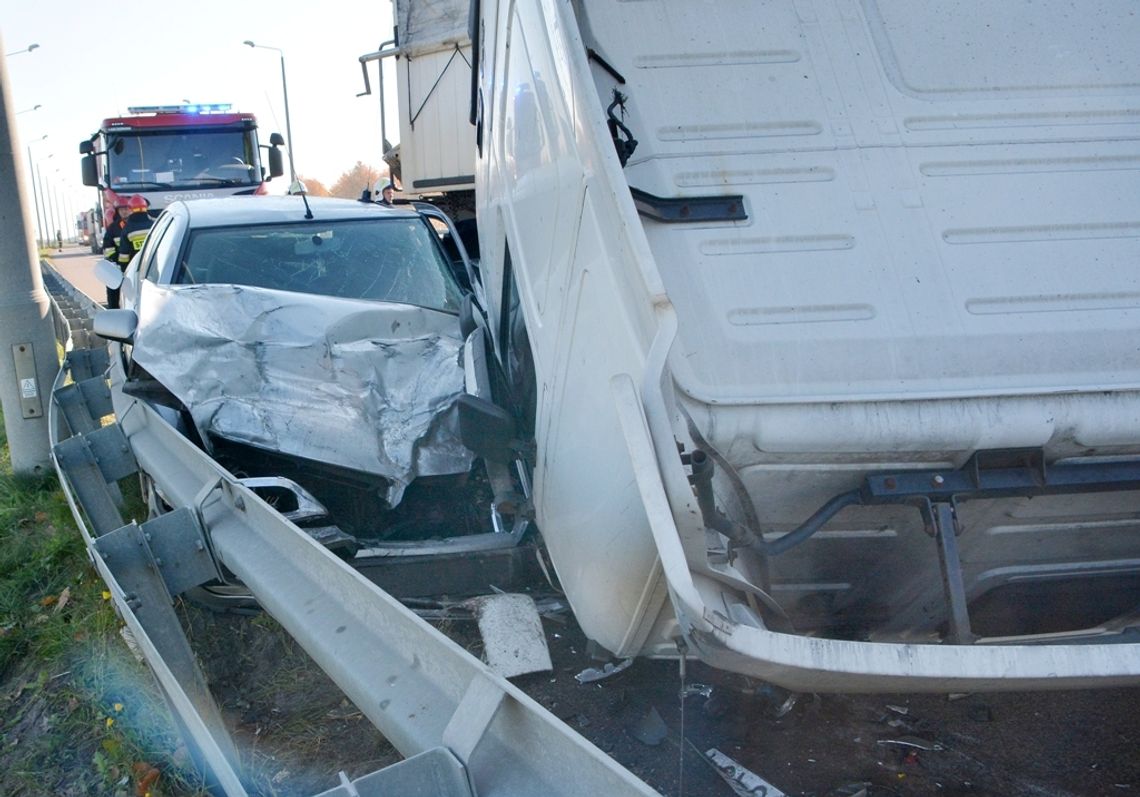 Biała Podlaska: Wypadek samochodowy na obwodnicy