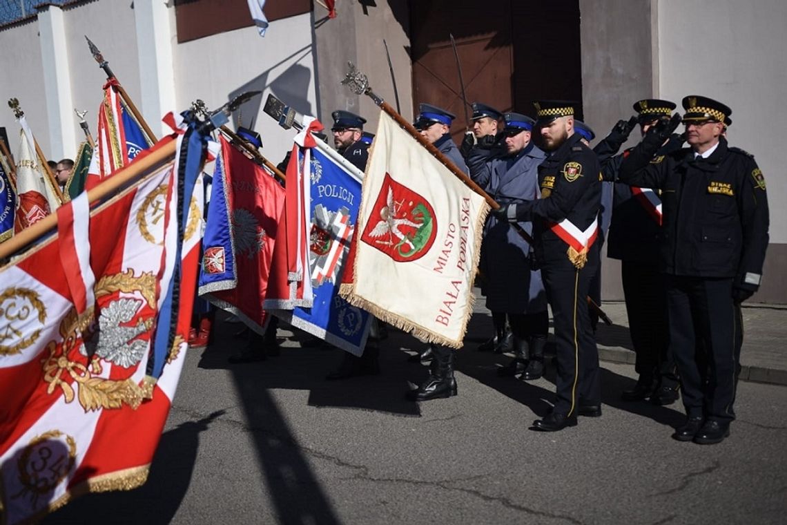 Bialscy policjanci oddali hołd żołnierzom wyklętym