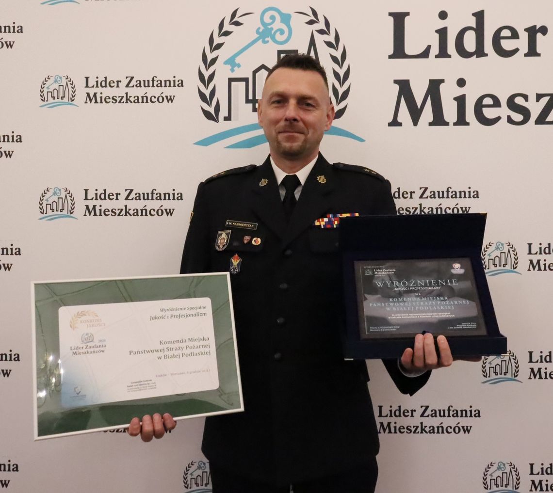 Bialscy strażacy liderami zaufania mieszkańców