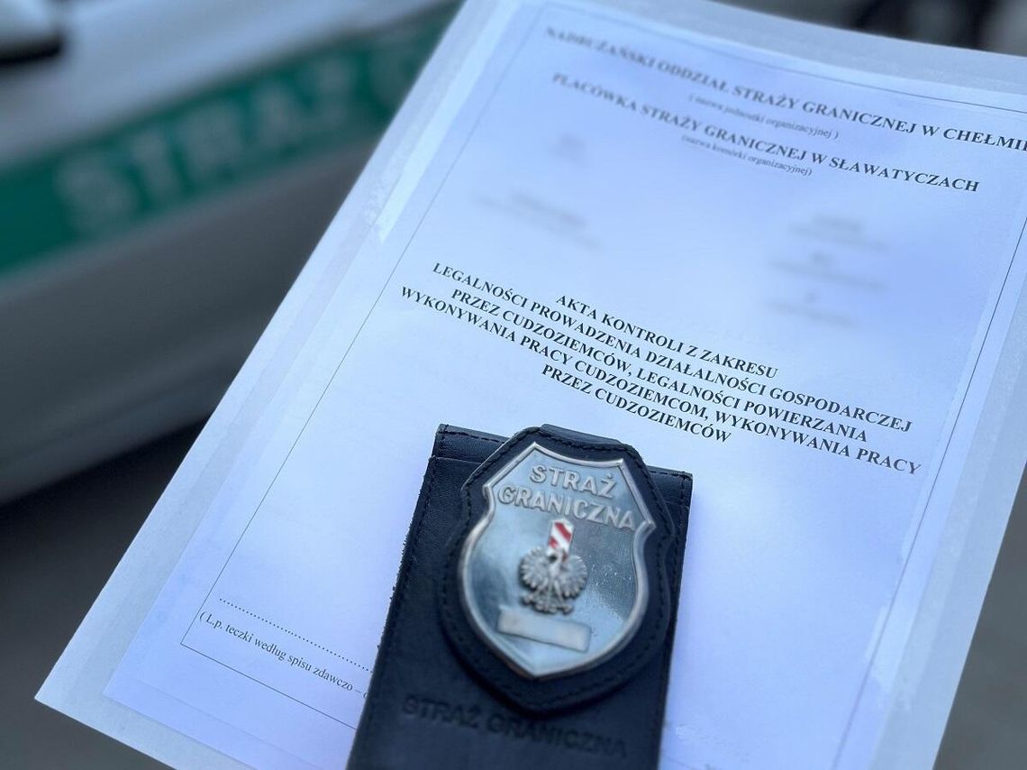 Bialska firma nielegalnie zatrudniała cudzoziemców