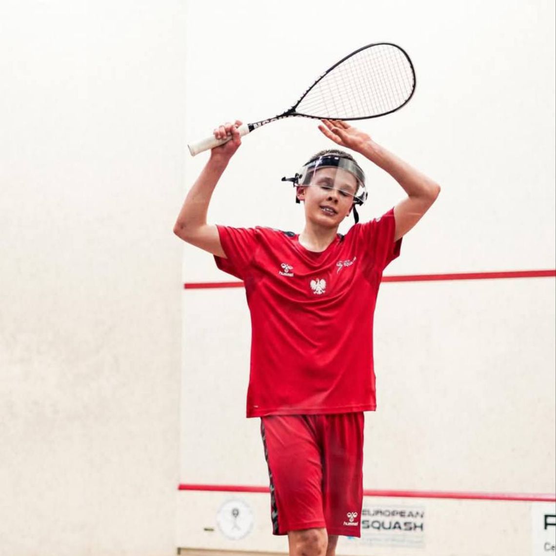 Bialski talent squasha wicemistrzem Europy