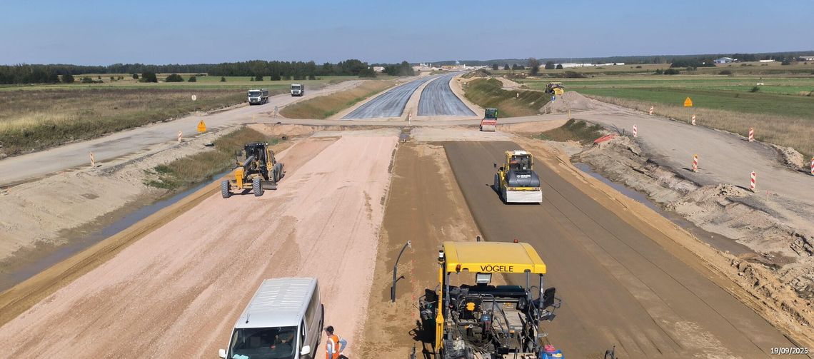 Bug wyzwaniem dla inżynierów. Budowa S19 przekroczyła półmetek