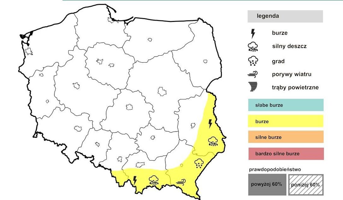 Burze i susza – ostrzeżenie IMGW dla powiatu bialskiego