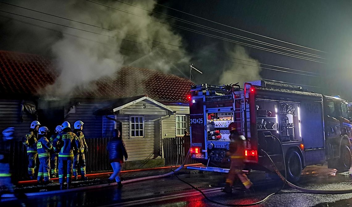 Było o krok od tragedii pożar, Międzyrzec Podlaski