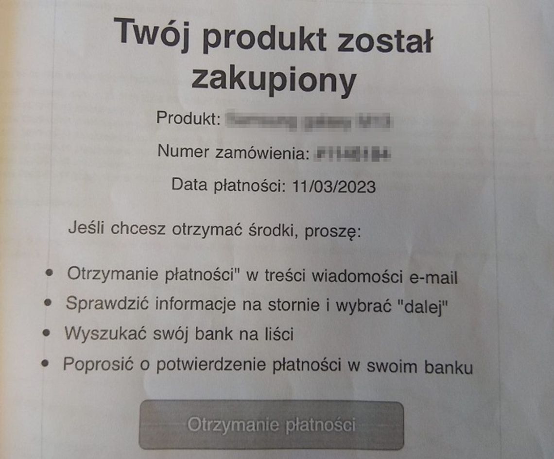 Chcąc sprzedać telefon przez internet straciła 10 tys. złotych