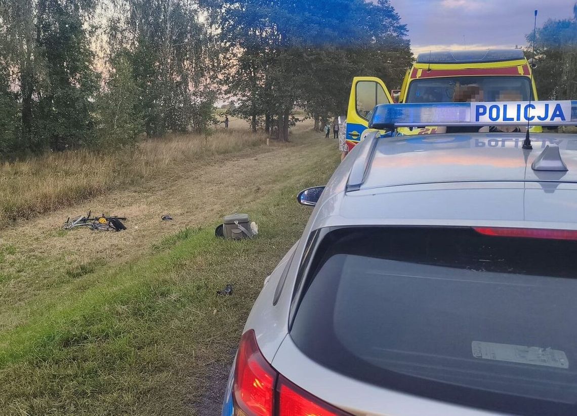 Derewiczna: BMW potrąciło dziecko na rowerze. Interweniował śmigłowiec LPR [ZDJĘCIA]