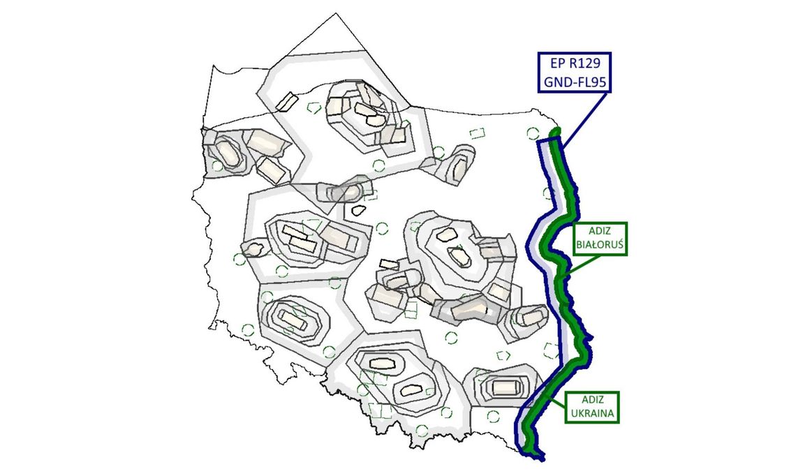 loty drony mapa wschód samoloty dorsz
