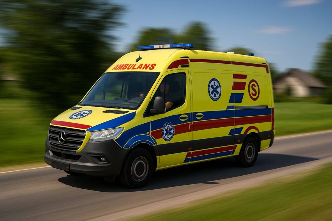 LUBELSKIE. Dramatyczna interwencja pogotowia. Wycieńczony 60-latek stracił nogę