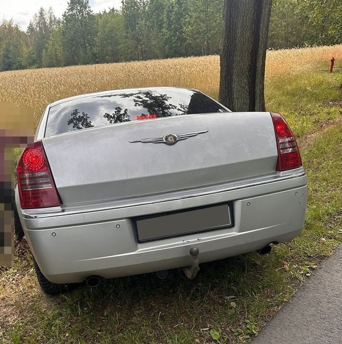 Drelów. Trzy promile i ucieczka zakończona w rowie