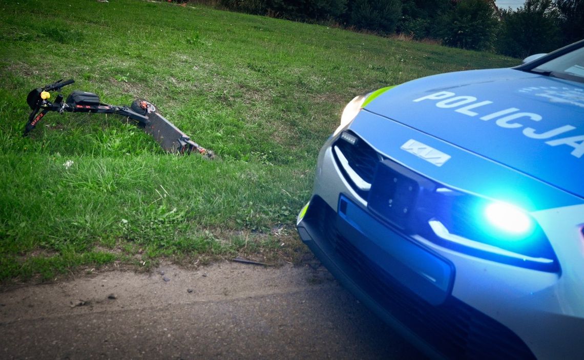 Niebezpieczne wakacje na hulajnogach. Kolejne wypadki z udziałem nastolatków Niebezpieczne wakacje na hulajnogach. Kolejne wypadki z udziałem nastolatków