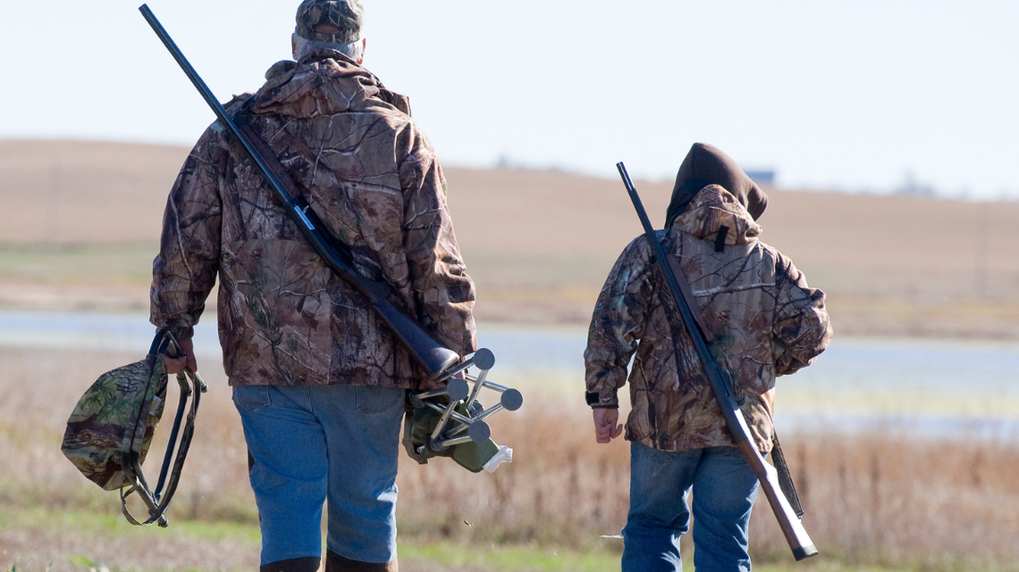 Dziecko na polowaniu