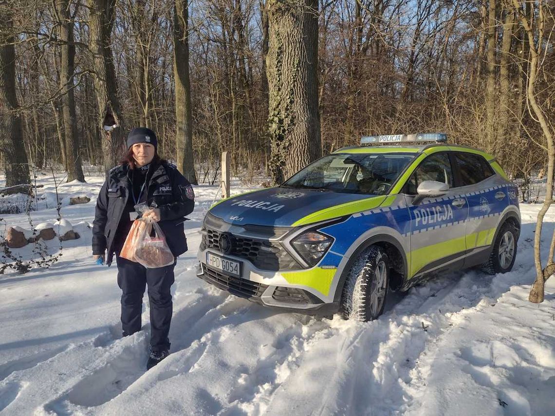 policja radzyń podlaski zima pomoc senior samotny gmina wohyń