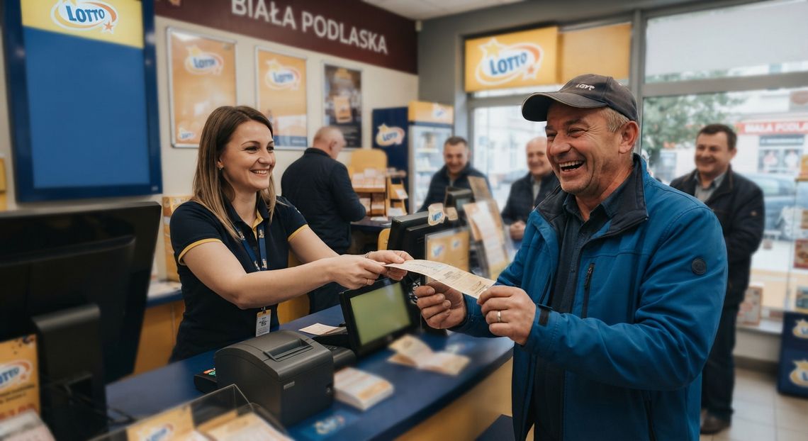 Eurojackpot. W Białej Podlaskiej padła gigantyczna wygrana metodą chybił trafił! Eurojackpot. W Białej Podlaskiej padła gigantyczna wygrana metodą chybił trafił!